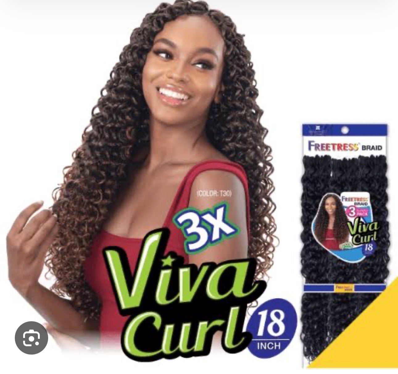 Freetress Loose Crochet Viva Curl 18"