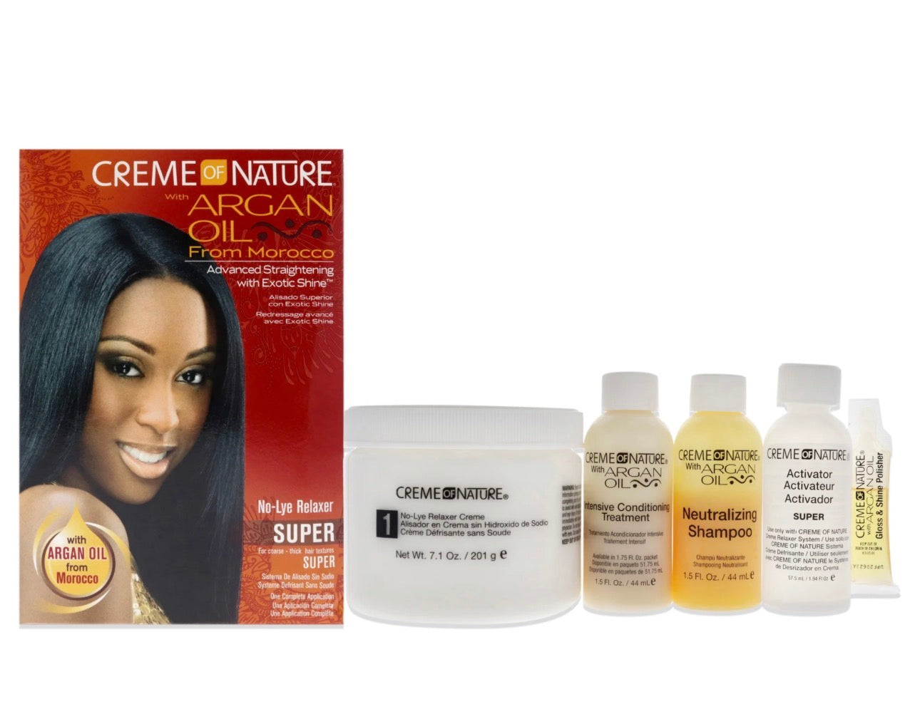 Creme of Nature with Argan Oil Relaxer Super