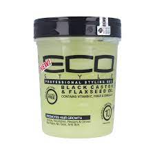 Eco Styling Gel Black Castor & Flaxseed Oil