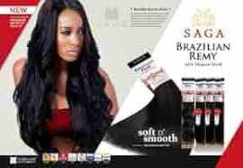 Saga Brazilian Remy 100% Human Hair 12"