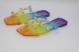 Studded Sandal Rainbow