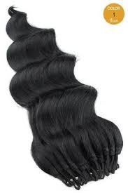 MilkyWay Saga Crochet 100% Human Hair Loose Deep 12"