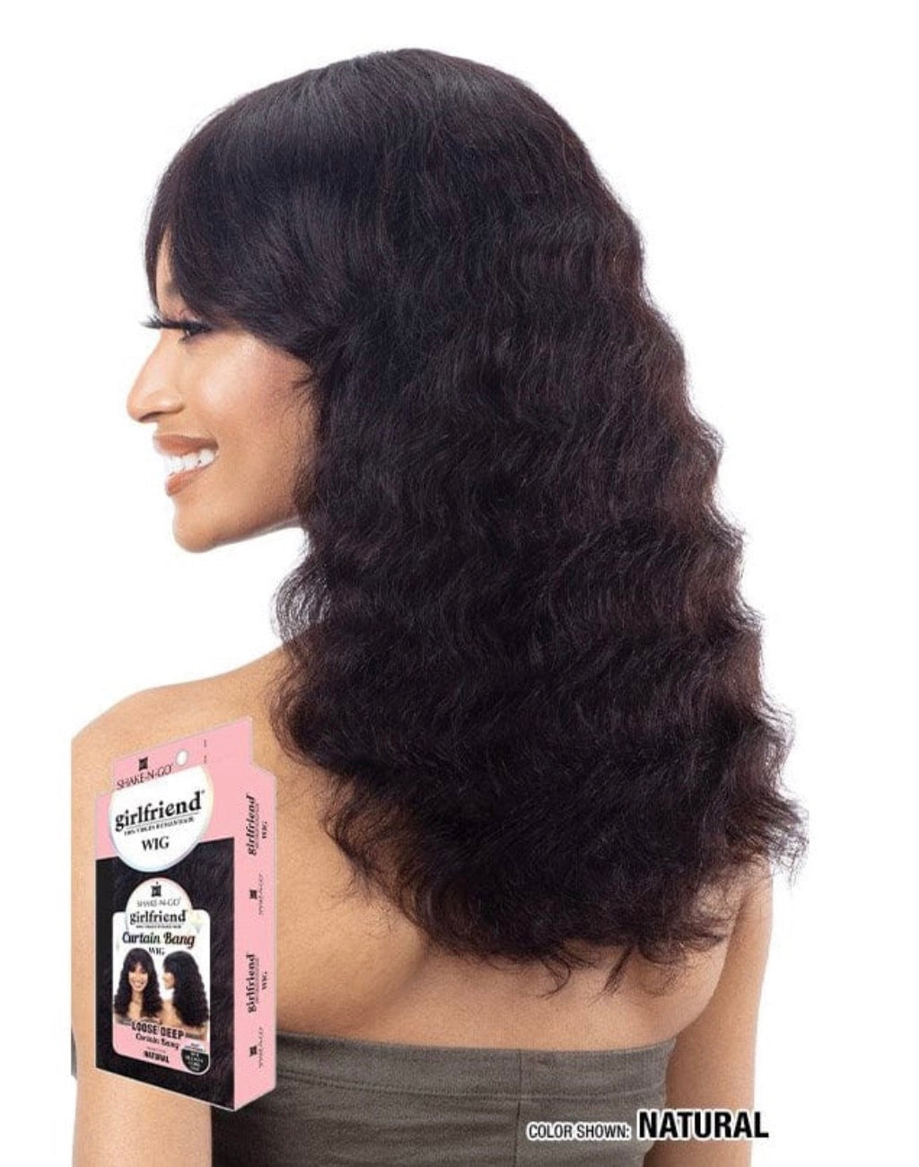 Shake N Go Girlfriend Curtain Bang Deep