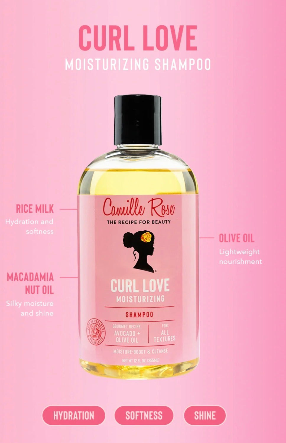 Camille Rose Curl Love Shampoo