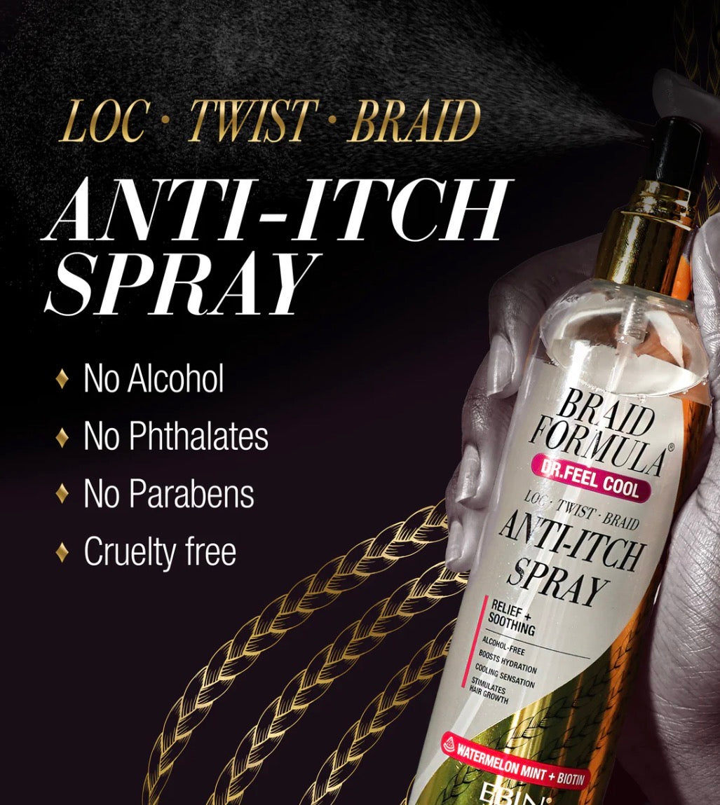 EBIN Braid Formula Anti-Itch Spray Rosemary Mint Biotin