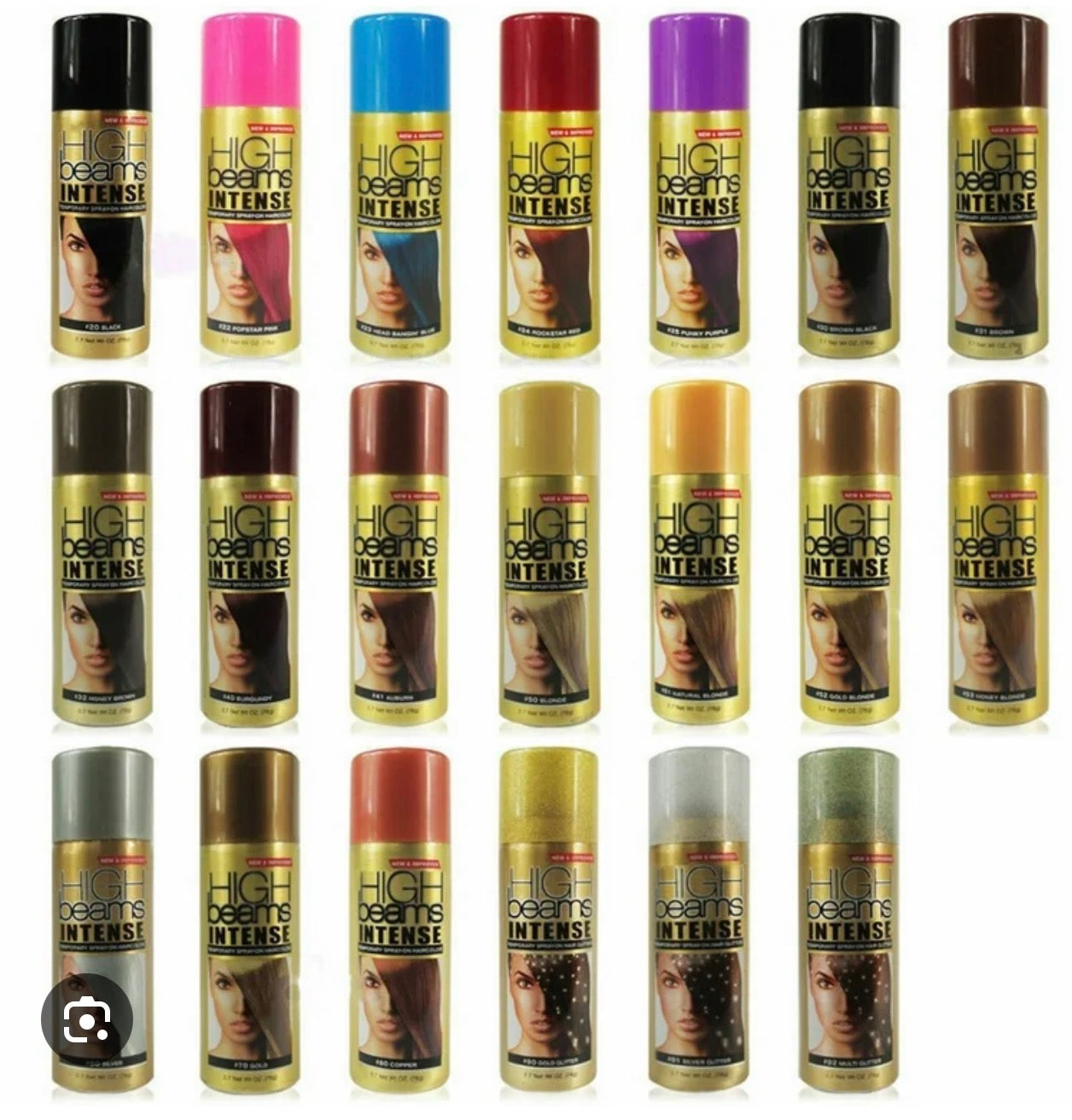 High Beams Temporary Color Spray