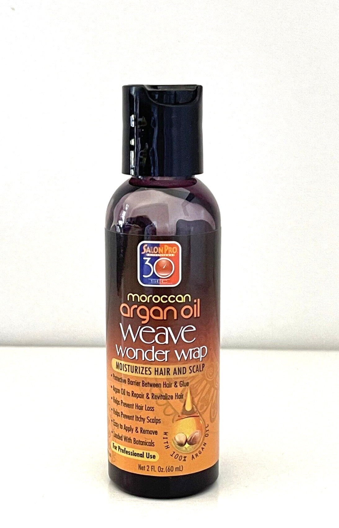 Salon Pro 30 Sec Moroccan Argan Oil Weave Wonder Wrap Black