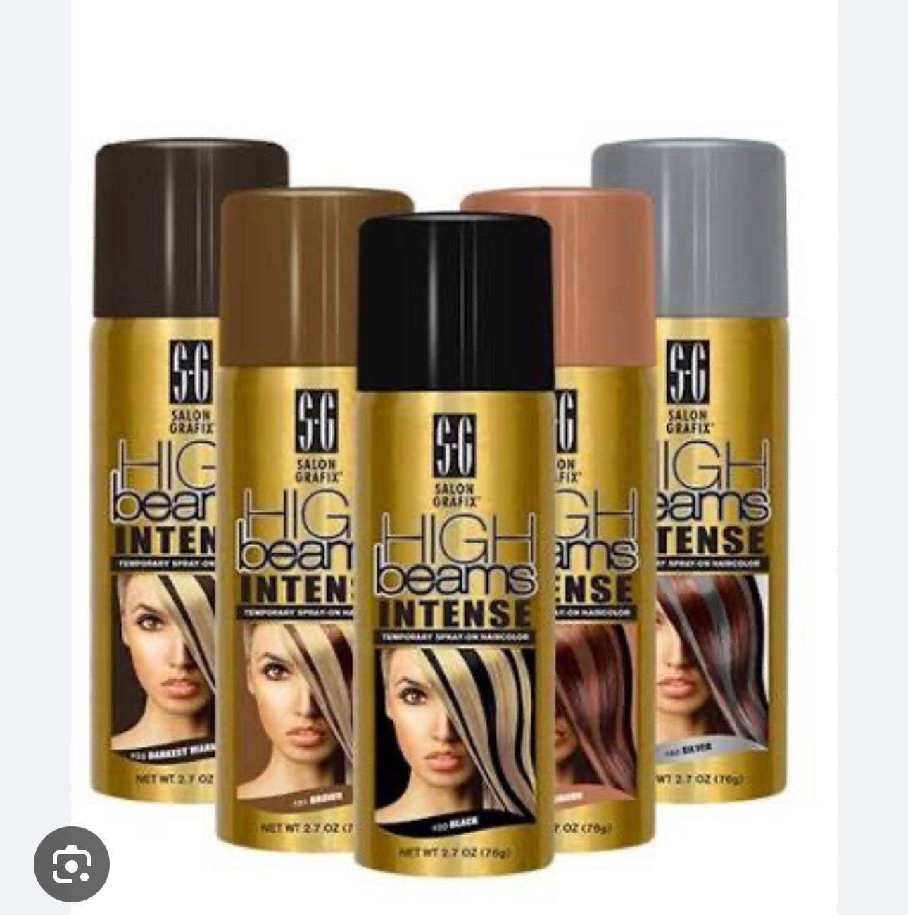High Beams Temporary Color Spray