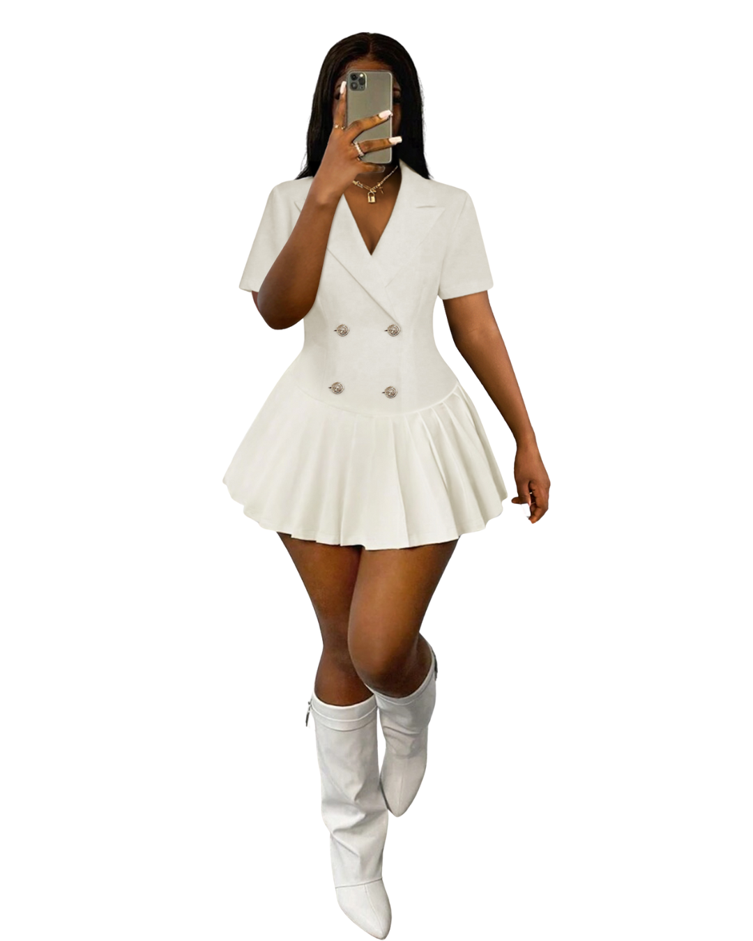 Not Your Babygirl Pleated Dress