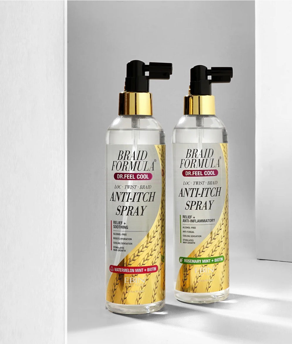 EBIN Braid Formula Anti-Itch Spray Rosemary Mint Biotin