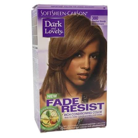 Dark N Lovely Fade Resist Color Kit 380 Chestnut Blonde