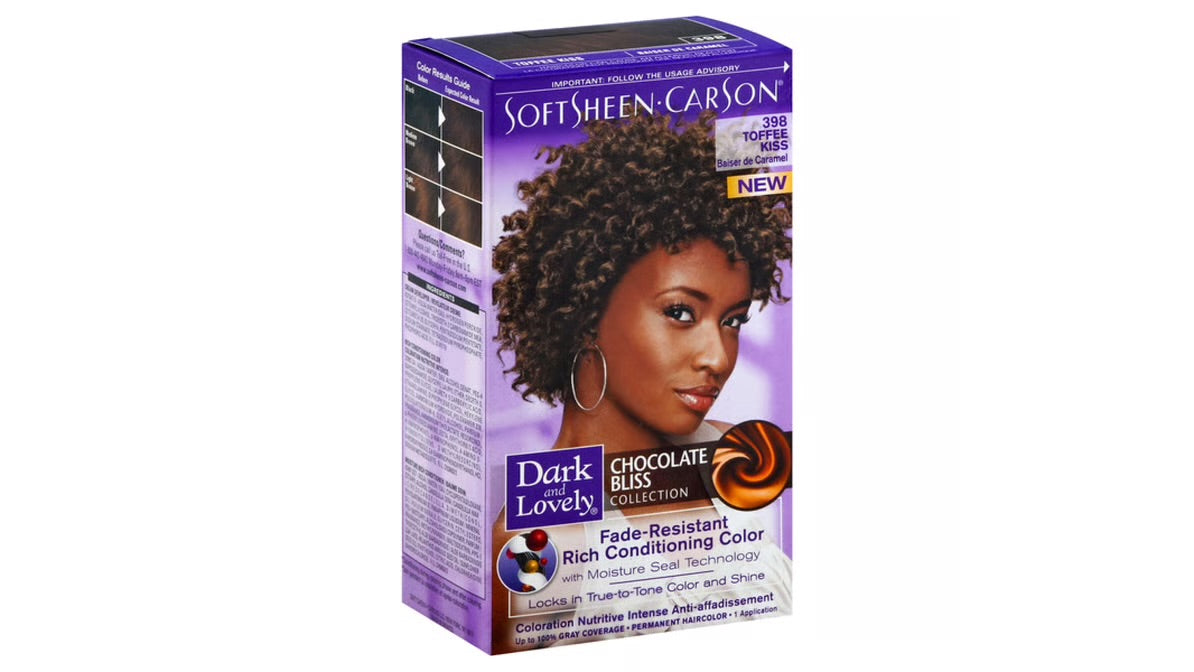 Dark N Lovely Fade Resist Color Kit 398 Toffee Kiss