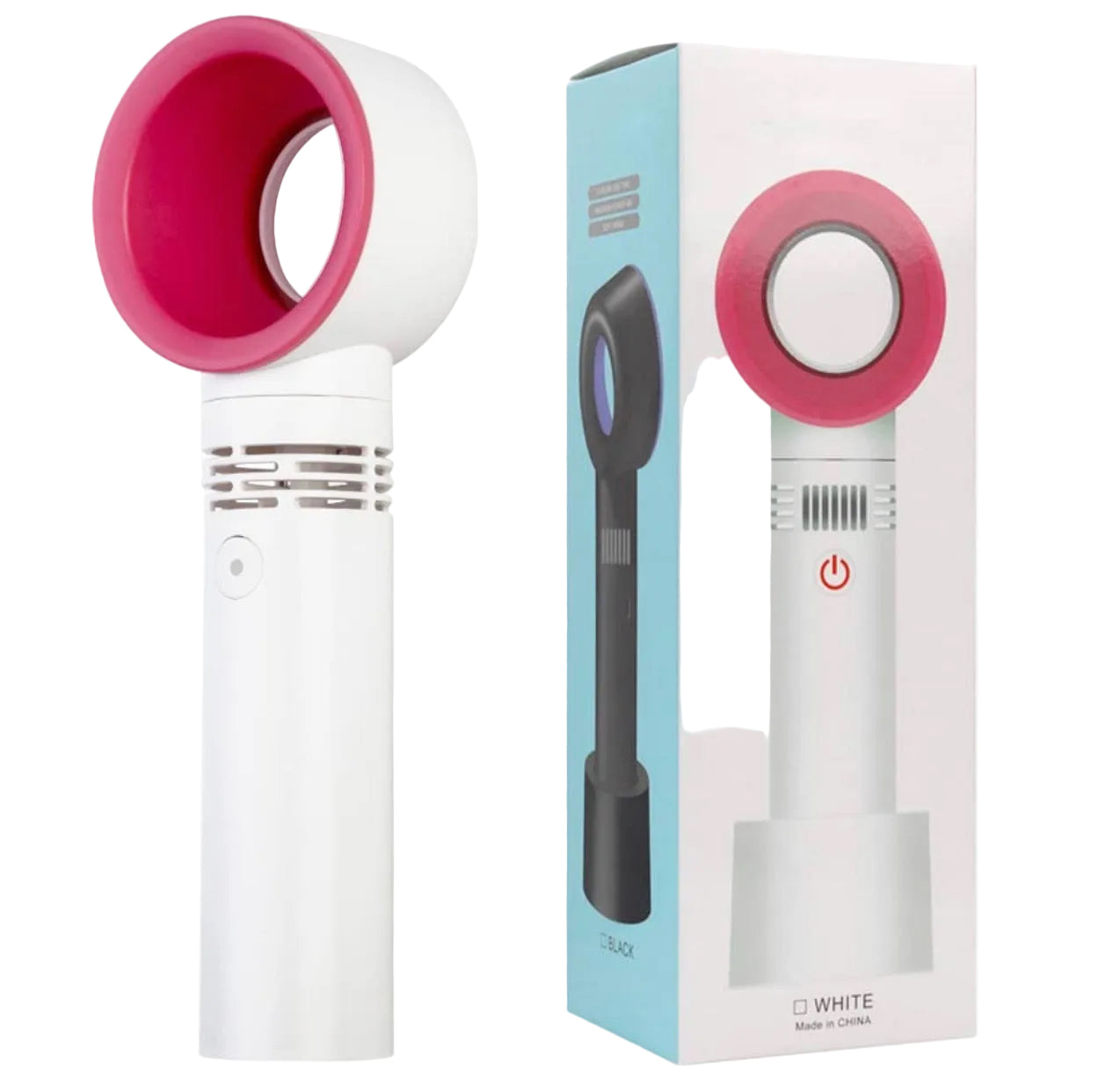 Bladeless Mini Beauty Fan White