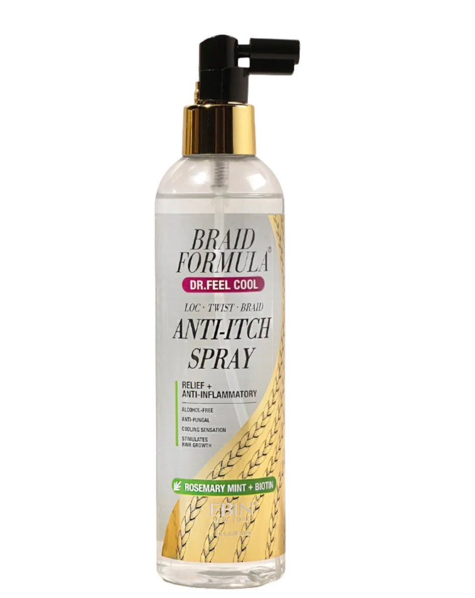 EBIN Braid Formula Anti-Itch Spray Rosemary Mint Biotin