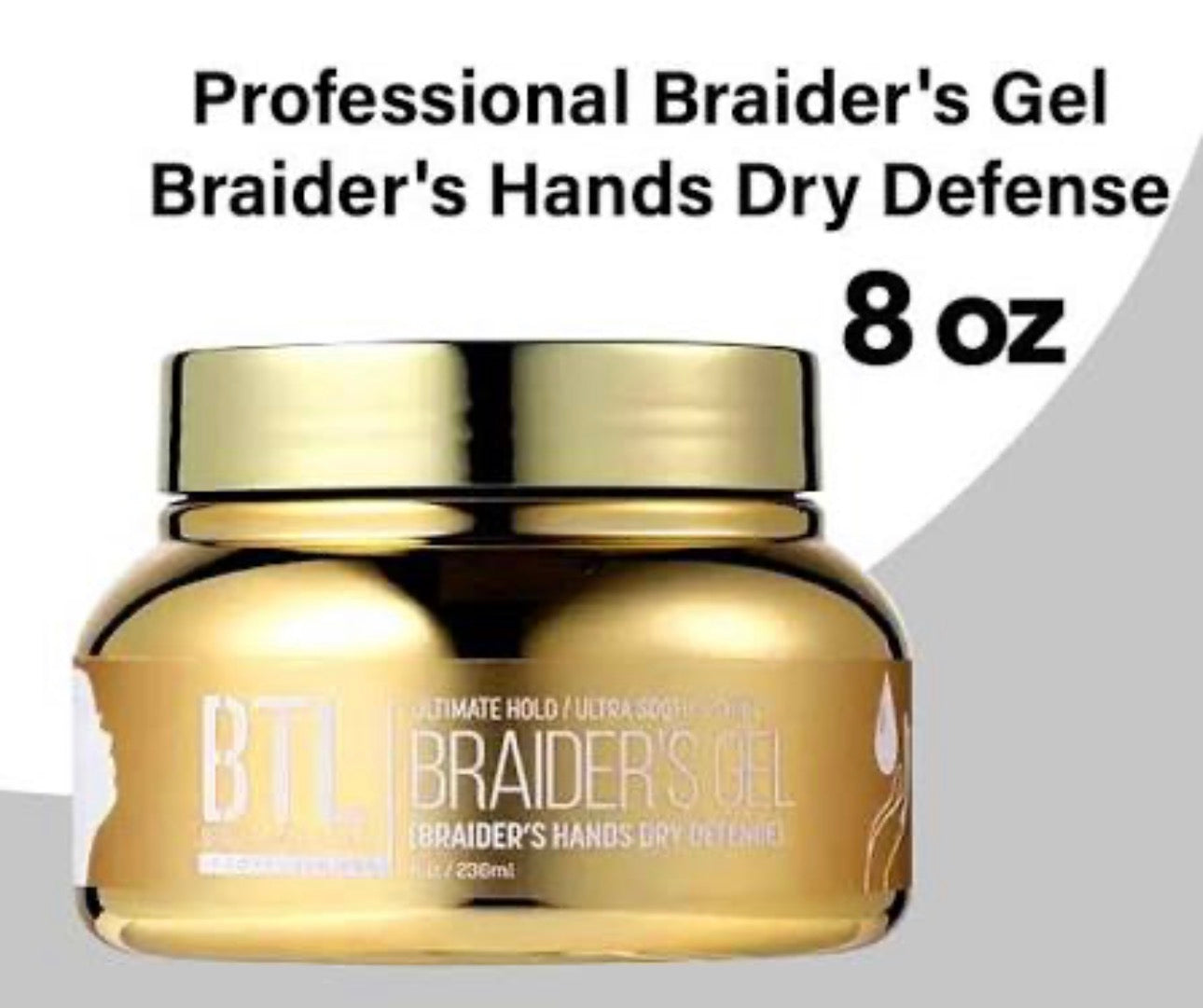BTL Braider's Gel Ultimate Hold Gold