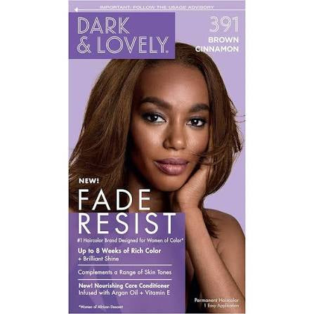 Dark N Lovely Fade Resist Color Kit 391 Brown Cinnamon