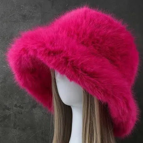 Faux Fur Bucket Hat