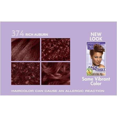 Dark N Lovely Fade Resist Color Kit 374 Rich Auburn
