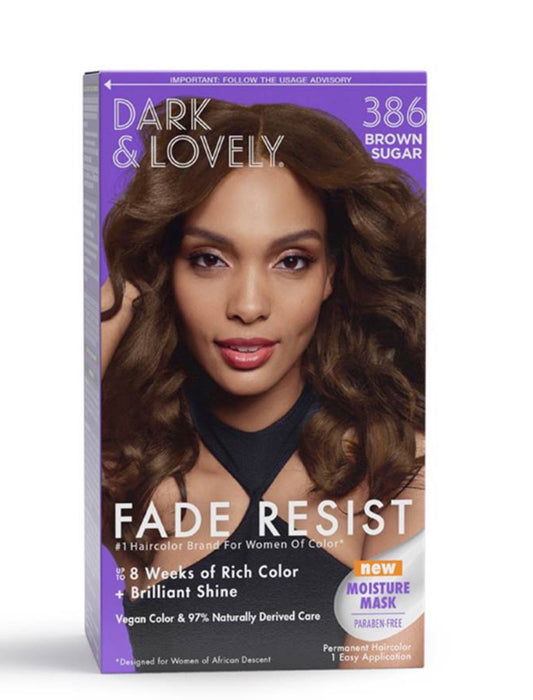 Dark N Lovely Fade Resist Hair Color #386 Brown Sugar