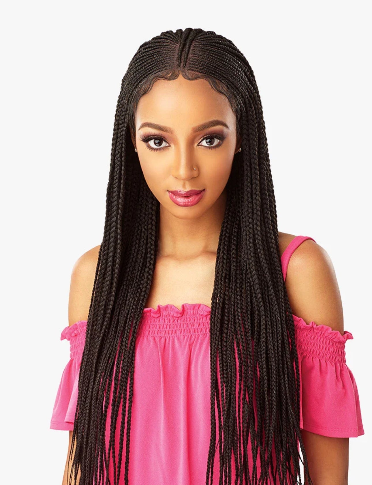 Sensationnel Swiss Lace 13x5 Fulani Cornrows