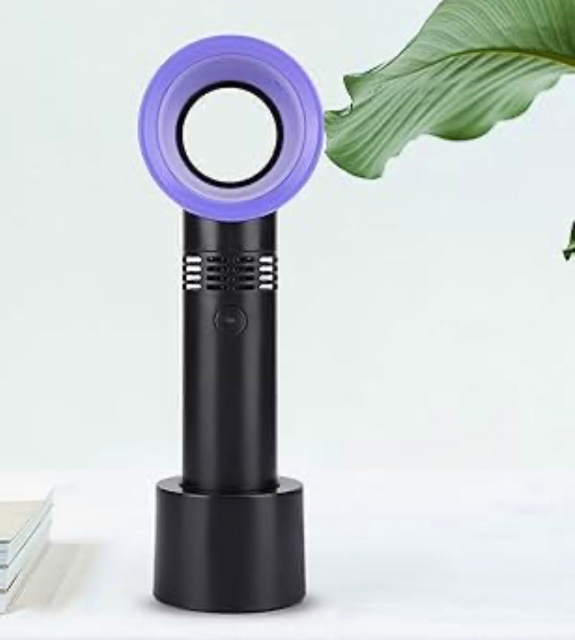 Bladeless Mini Beauty Fan Black