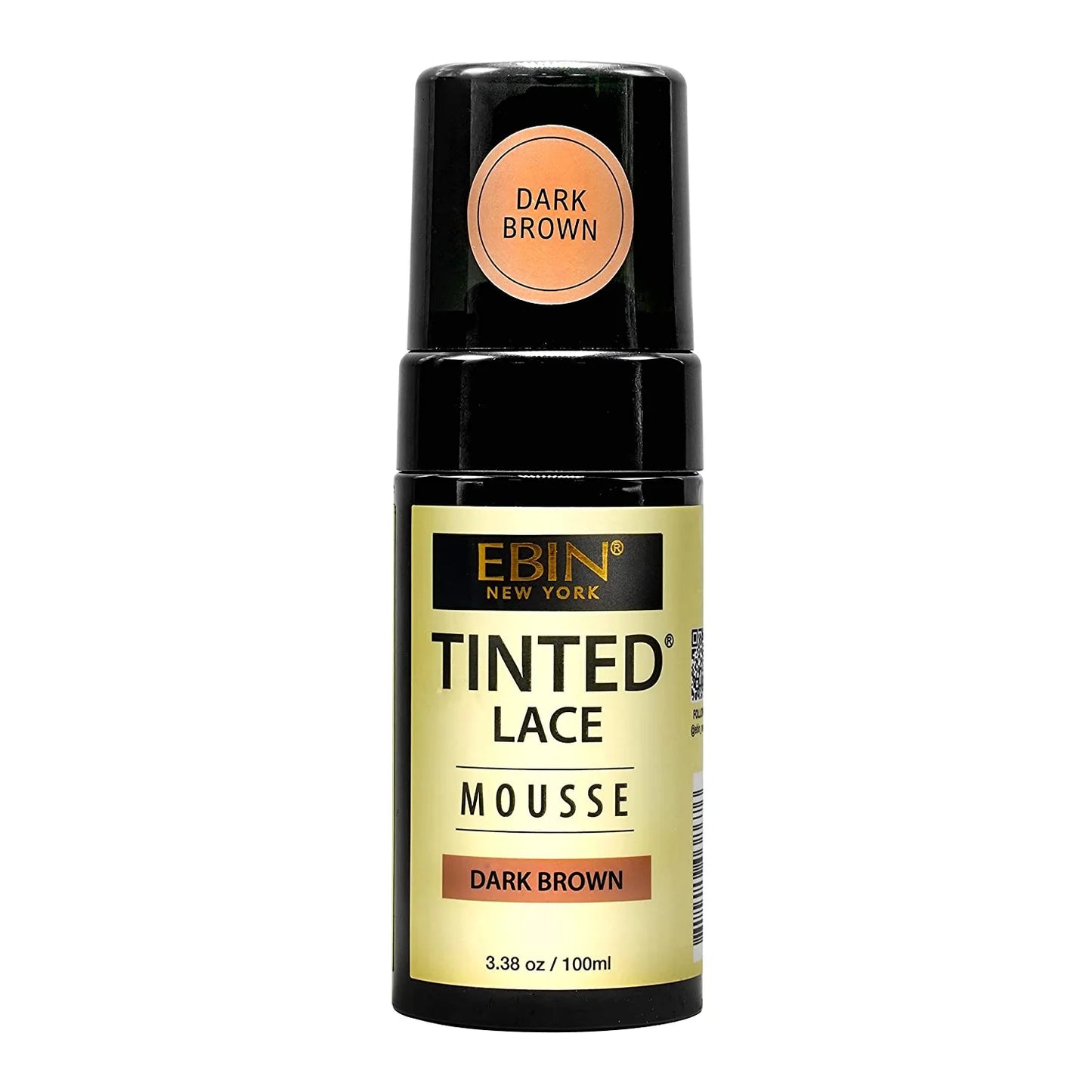 EBIN Tinted Lace Foaming Mousse Dark Brown