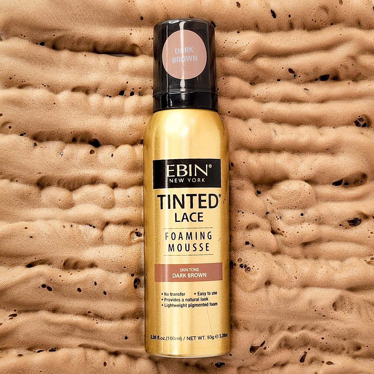EBIN Tinted Lace Foaming Mousse Dark Brown