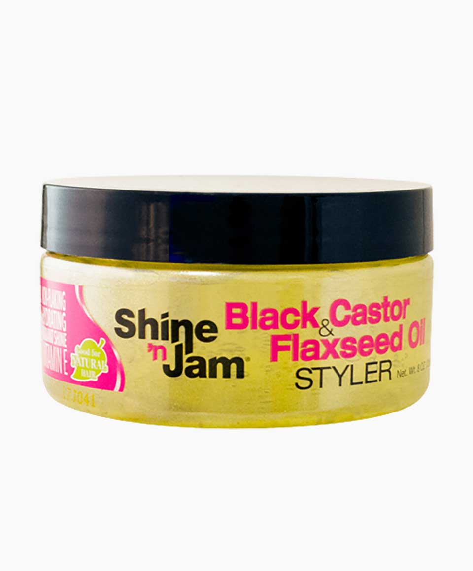 Shine N Jam Black Castor & Flaxseed Oil Styler