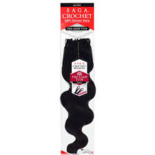 MilkyWay Saga Crochet 100% Human Hair Loose Deep 14"